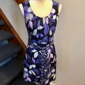H&M Purple&Pink Sleeveless Belted Dress